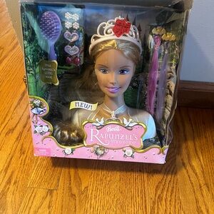 Barbie Rapunzel Styling Head with Blonde Hair